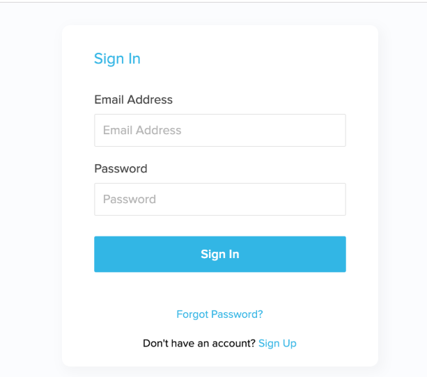 signup/login application
